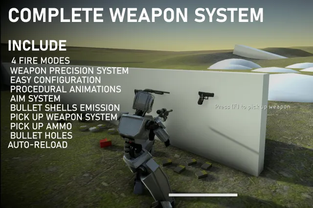JU TPS 2.0: Unity Third Person Shooter System + Vehicle Physics