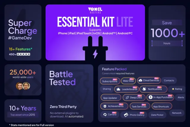 Essential Kit Lite for Mobile & TV - Sharing, Rate My App, Shortcuts & More