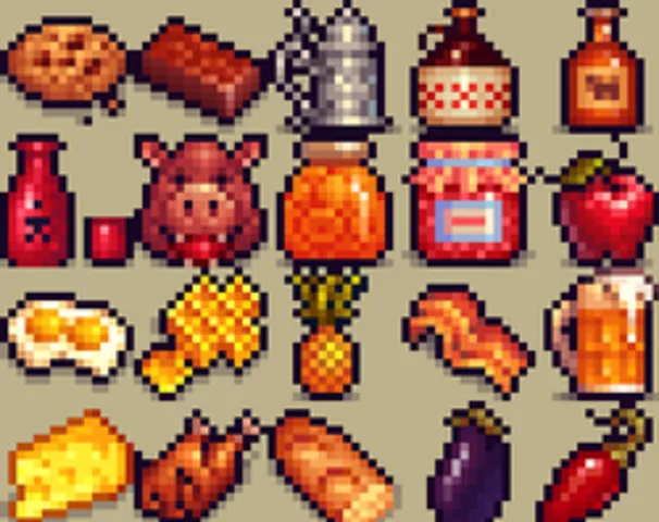 Free Pixel Food