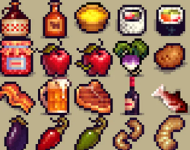 Free Pixel Food