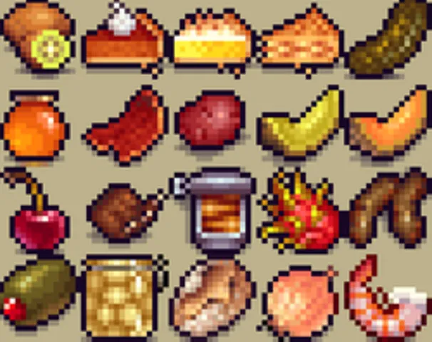 Free Pixel Food
