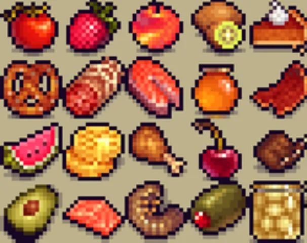 Free Pixel Food