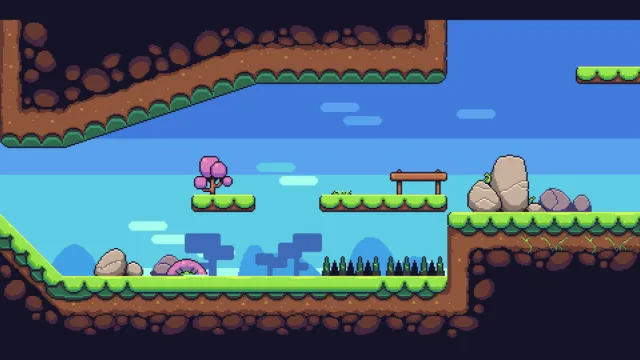 Nature pixel art base assets FREE
