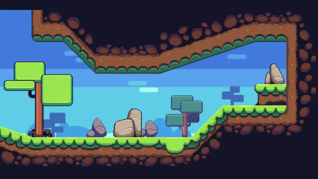 Nature pixel art base assets FREE