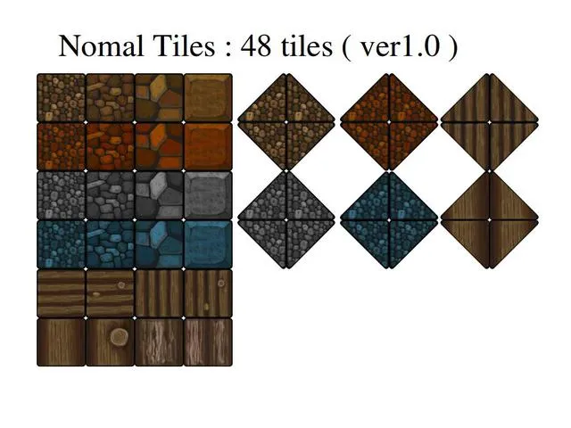 Too Cube Forest, the free 2D platformer game tile set.