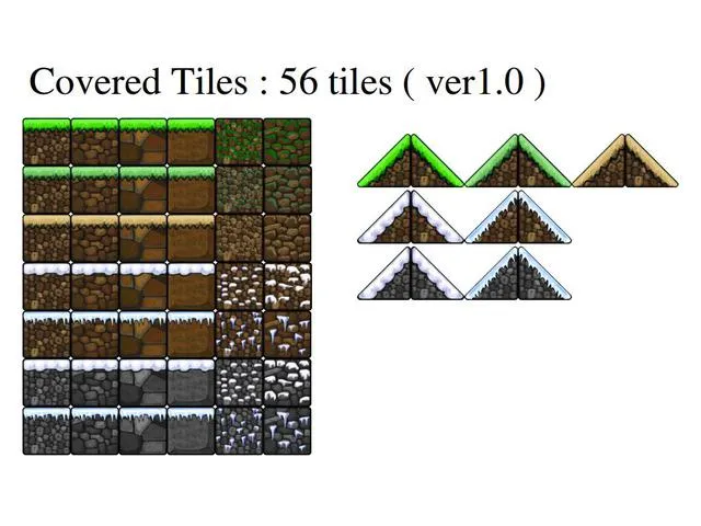 Too Cube Forest, the free 2D platformer game tile set.
