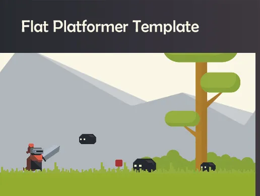 Flat Platformer Template