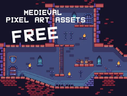 Medieval pixel art asset FREE
