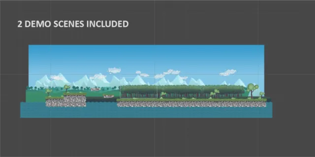 2D Forest Tileset Pack Toon Style