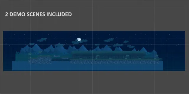 2D Forest Tileset Pack Toon Style