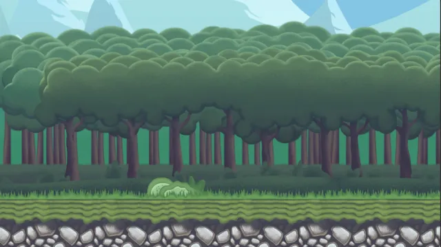 2D Forest Tileset Pack Toon Style