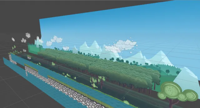 2D Forest Tileset Pack Toon Style