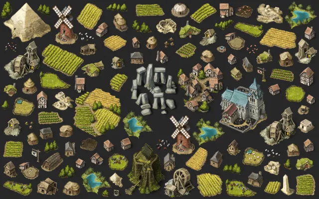 Hex Medieval-Fantasy Locations