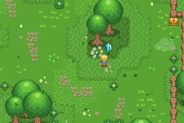 2D Farm Game Grasslands 4 Seasons Tileset
