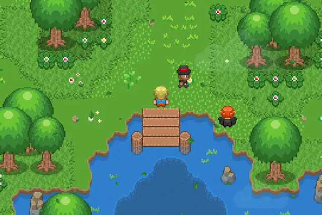 2D Farm Game Grasslands 4 Seasons Tileset