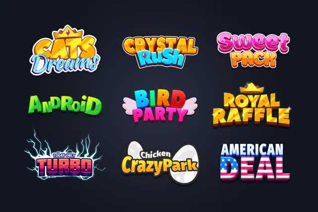 20 Logo Templates with customizable PSD vector sources