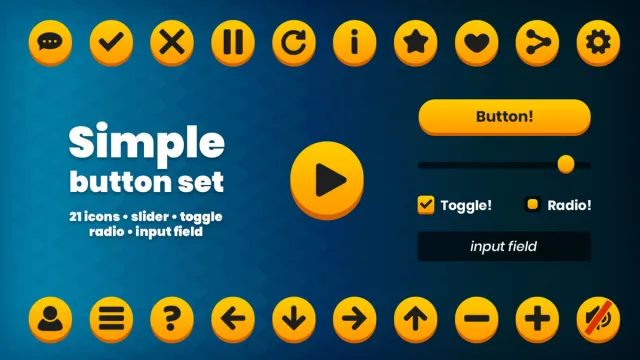 Simple Button Set 01