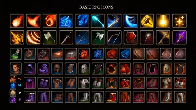 Basic RPG Icons