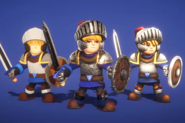 RPG Hero PBR HP Polyart