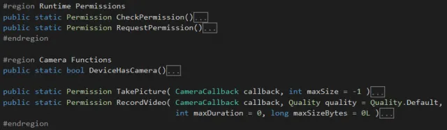 Native Camera for Android & iOS