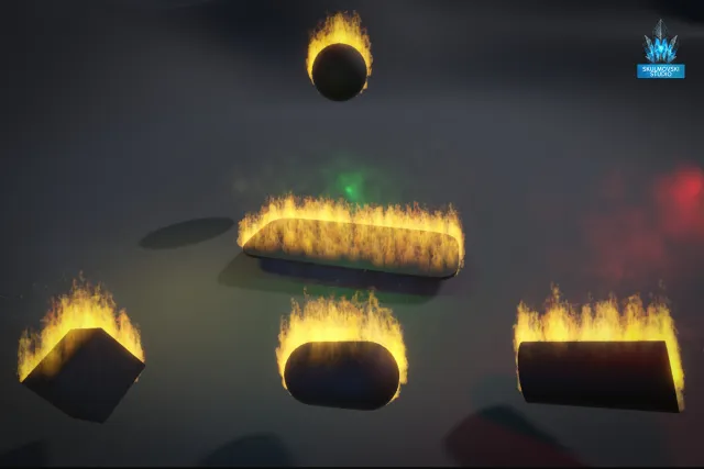 Fire VFX — Lite Edition · Wraps Any Mesh · Point Cache · URP