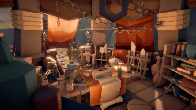 STYLIZED Fantasy Armory - Low Poly 3D Art