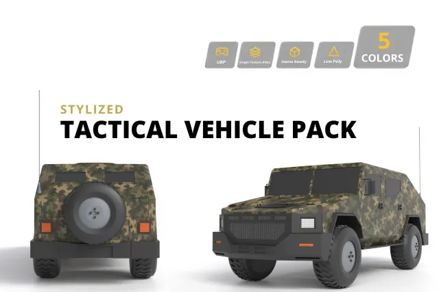 STYLIZED TACTICAL VEHICLE - FREE STARTER PACK