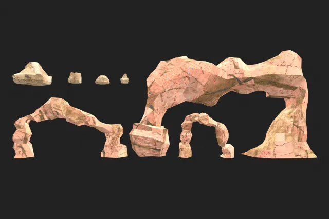 PF FREE Desert Pack (PS1 Style Pack)