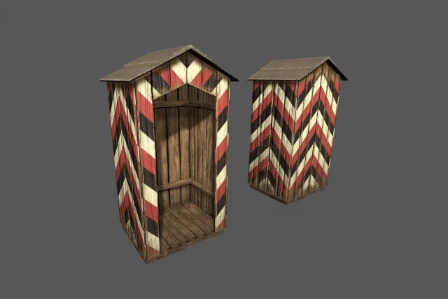 Vintage German Guardbooth