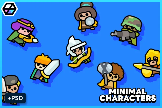 2D Characters - Minimal Characters