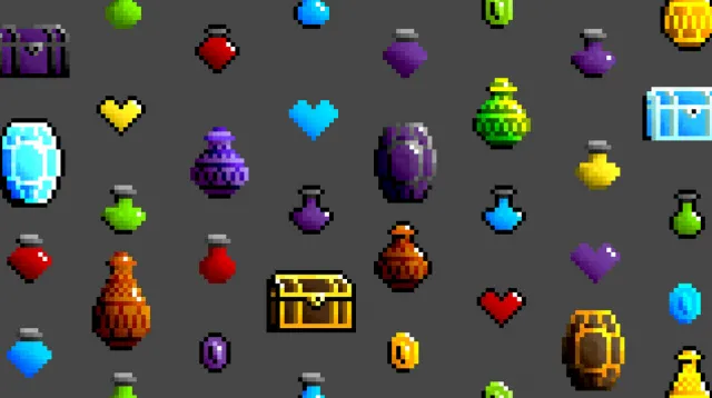 2D Pixel Item Asset Pack