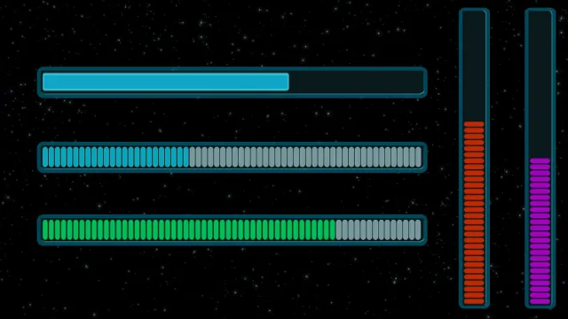 Sci-fi GUI skin