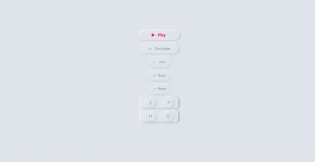 Neumorphic UI - Basic