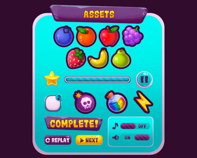 Hungry Bat - Match 3 UI [FREE]