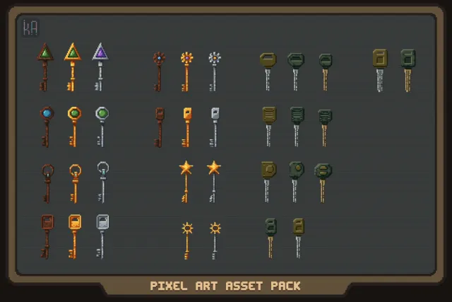 Pixel Art - Key Pack Version 2