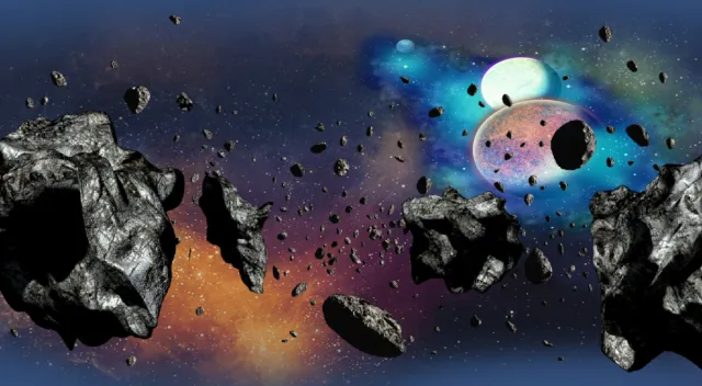 2D-Space Theme Parallax Backgrounds