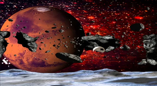 2D-Space Theme Parallax Backgrounds