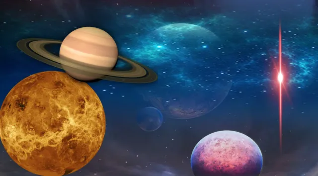 2D-Space Theme Parallax Backgrounds