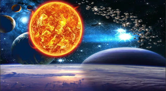 2D-Space Theme Parallax Backgrounds
