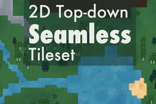 2D Topdown Seamless Forest Tileset