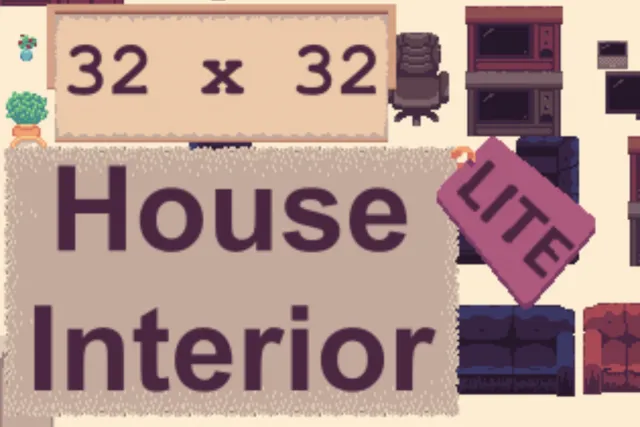 House Interior Tileset 32x32 LITE