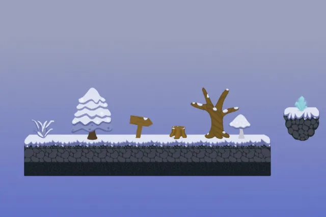 2D Platformer - Lovely Snowy