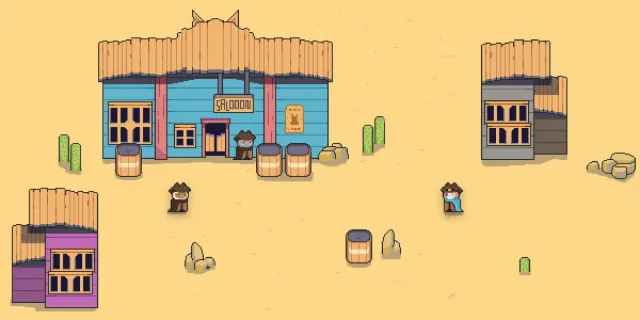 Cowboys Cats 2D