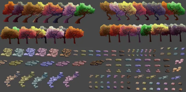 2D Fantasy stylized pack