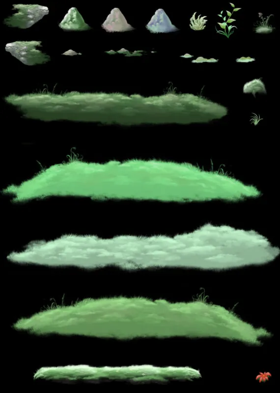 2D Forest sprite pack.