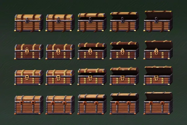 Pixel Chests Pack - Animated