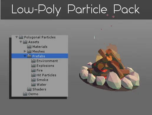 Polygonal's Low-Poly Particle Pack