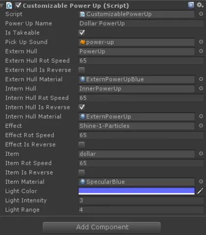 PowerUp particles