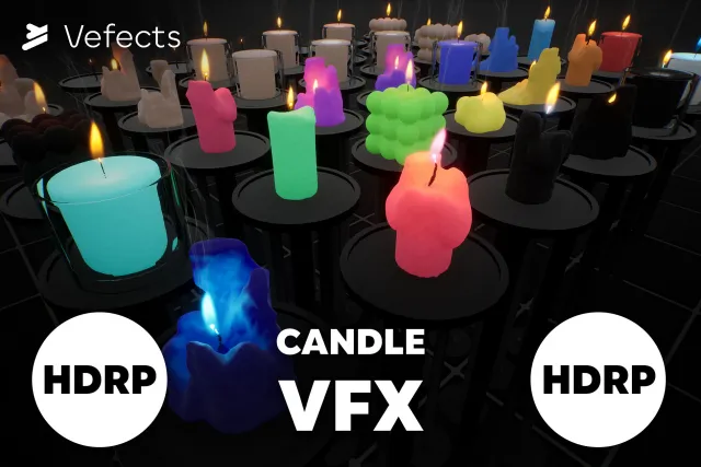Candle VFX - HDRP