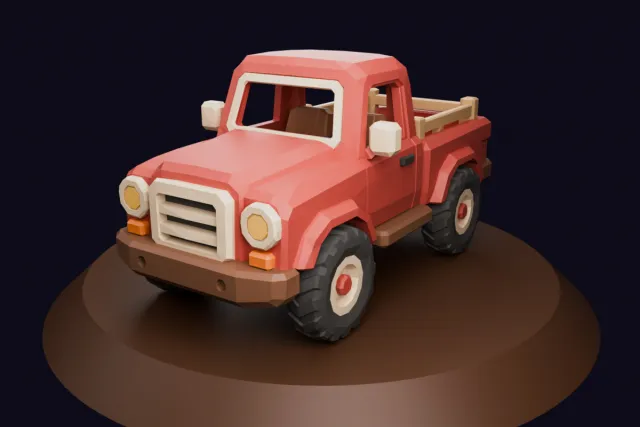 Low Poly Vehicle Starter Pack